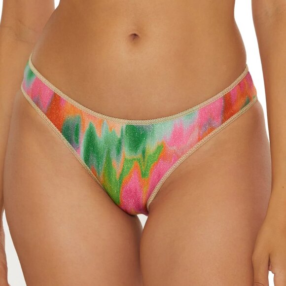 NWT Becca Swimwear Mirage Hipster Pant Bikini Bottom in Multi Color Size Small - Picture 1 of 7